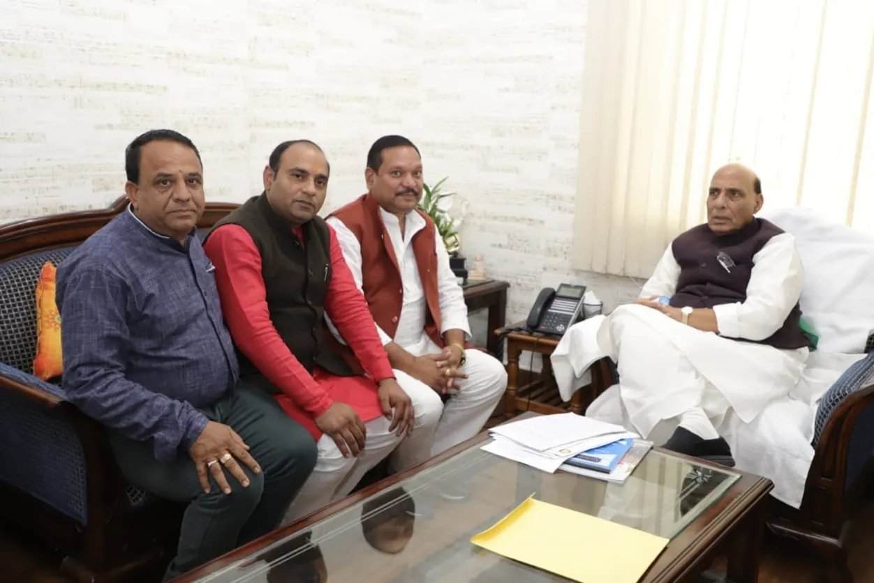 with Hon'ble Defence Minister ji